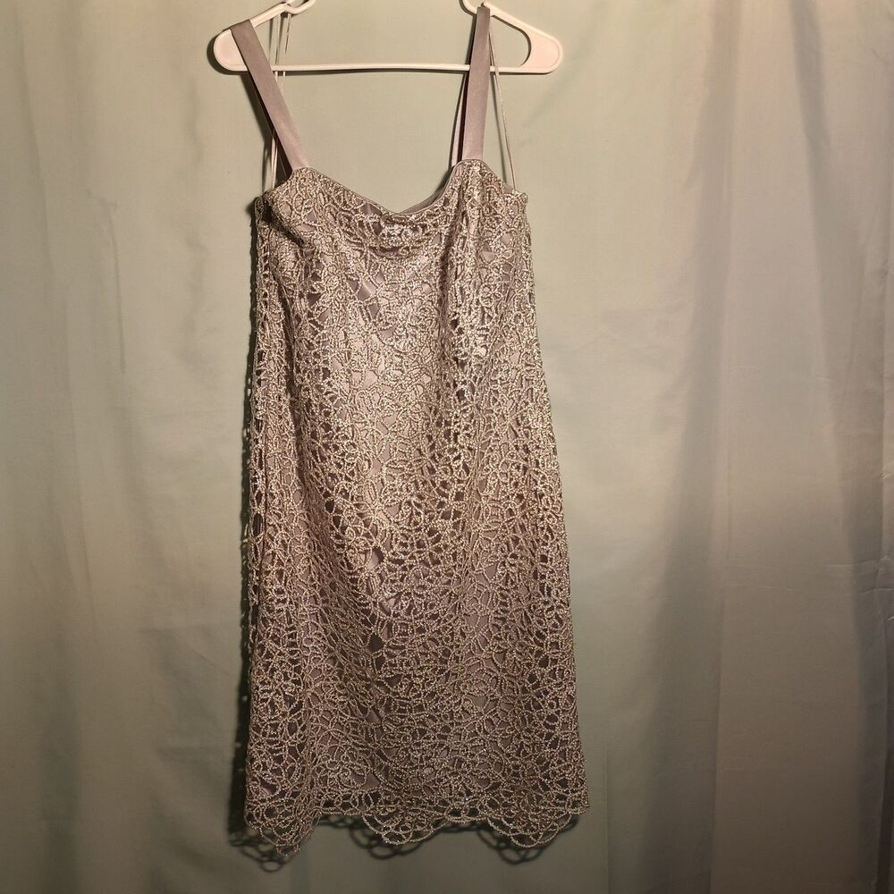 Elegant Lace Cocktail Dress – Sleeveless Mauve Overlay Party Dress